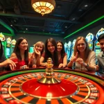 Players enjoy thrilling moments at 688vbr.br.com’s vibrant roulette table and dazzling slot machines.