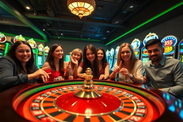 Players enjoy thrilling moments at 688vbr.br.com’s vibrant roulette table and dazzling slot machines.