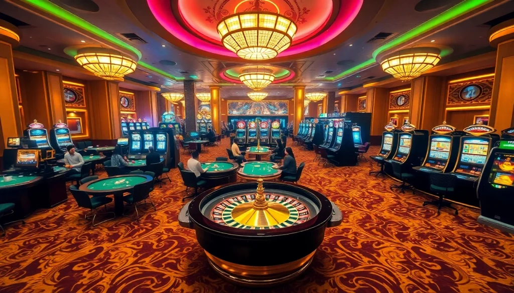 Experience the excitement of casino gaming with https://vuabai9bet.com/, featuring intense poker games and spinning roulette wheels.