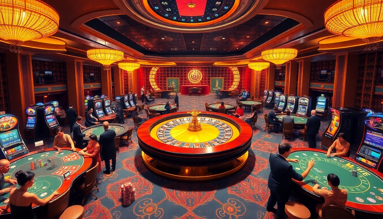 Experience the thrill of gaming at https://nohu90.download/ with vibrant casino tables and eager players in action.