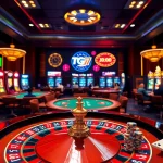Experience the excitement of TG777 PH online casino gaming with roulette, cards, and vibrant slot machines.