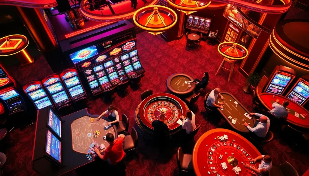 Experience the lively excitement at 789win13 with players celebrating winnings at casino tables featuring poker chips and dice.