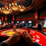 Experience the thrill of betting at https://98win68.city/ with players placing bets at a lavish casino roulette table.