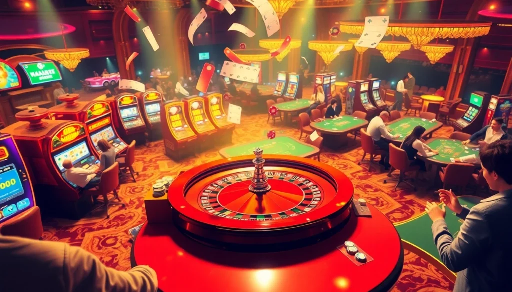 Experience the thrill of casino activities at https://fabet.builders/, where players engage at roulette and slot machines.